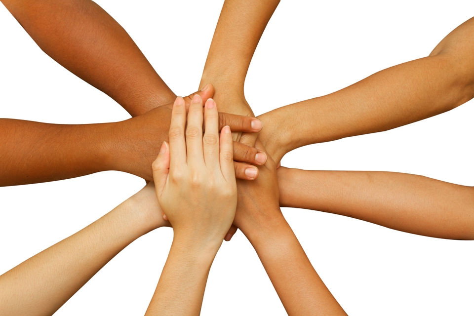 Group of Hands